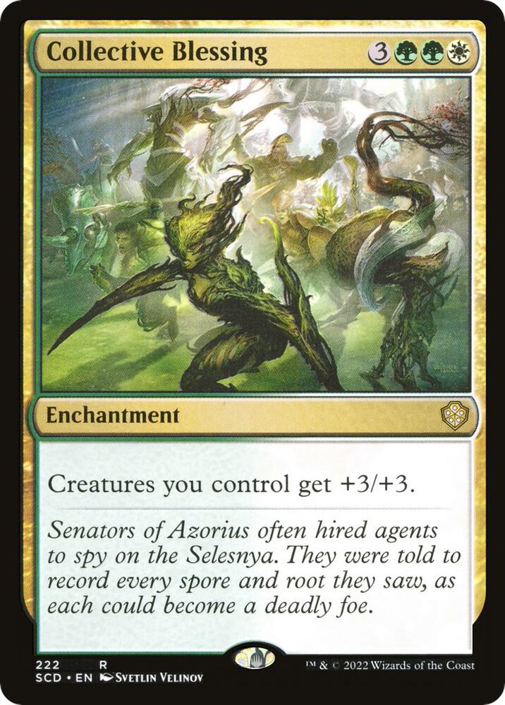 Collective Blessing 222 card from Starter Commander Decks