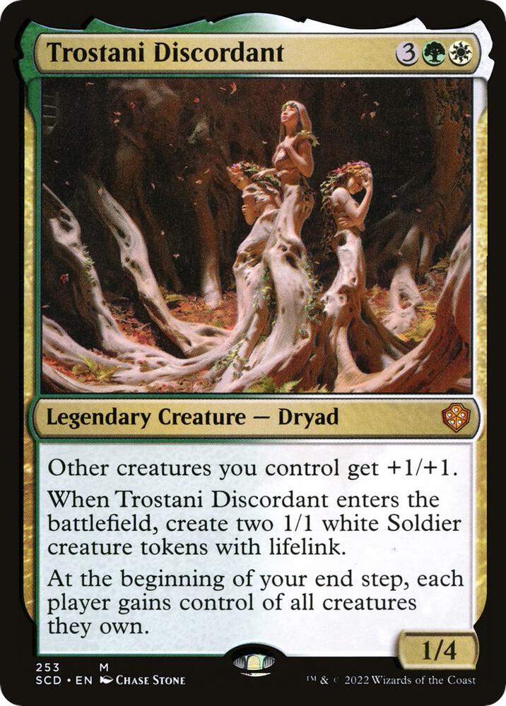 Trostani Discordant 253 card from Starter Commander Decks