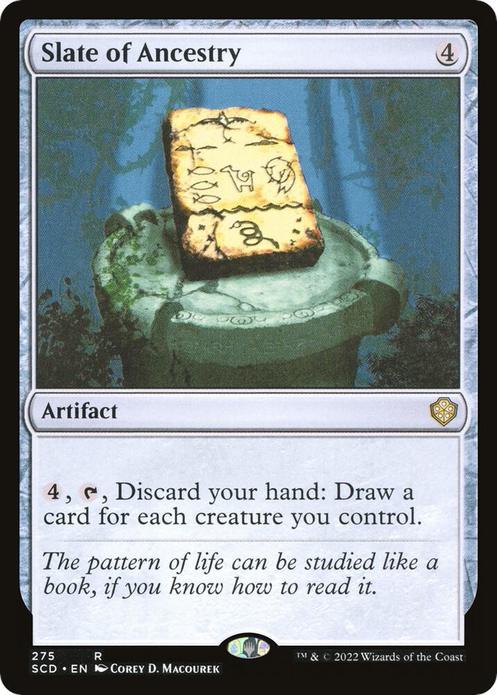 Slate of Ancestry 275 card from Starter Commander Decks