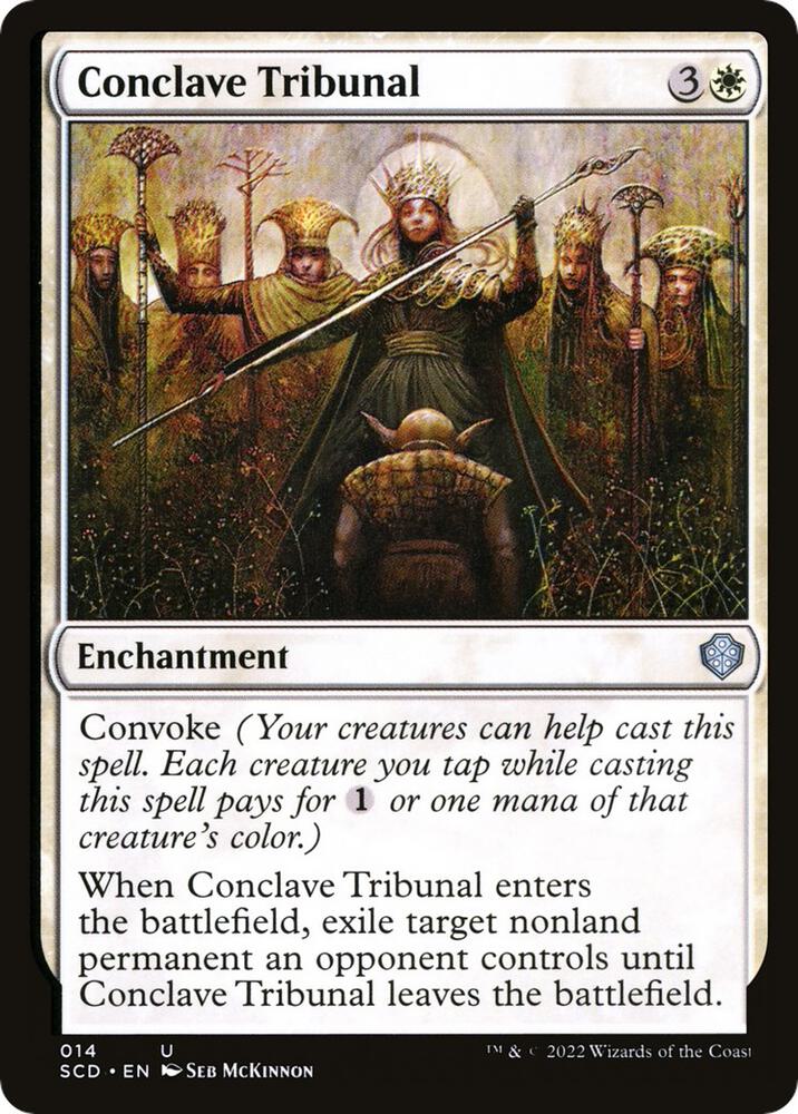 Conclave Tribunal 14 card from Starter Commander Decks