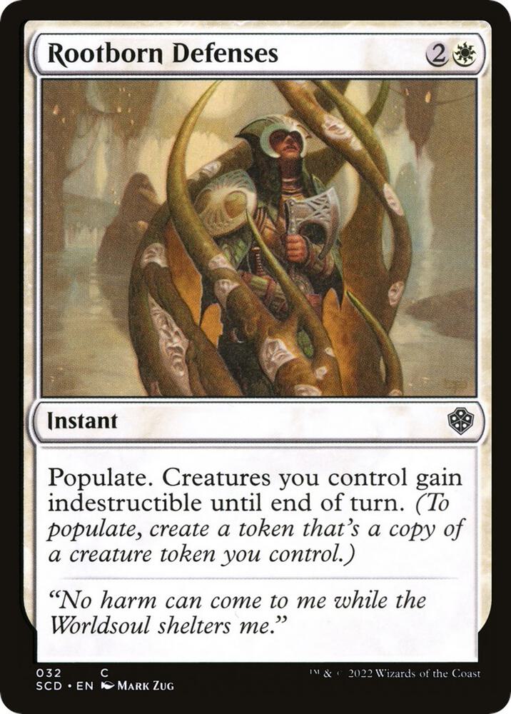 Rootborn Defenses 32 card from Starter Commander Decks