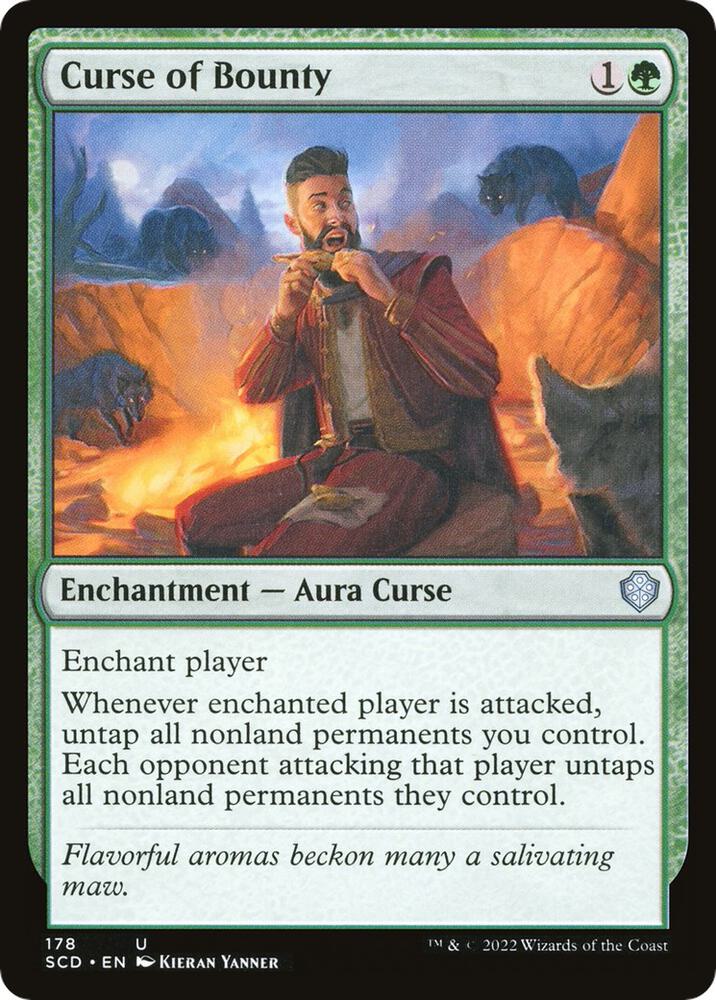Curse of Bounty 178 card from Starter Commander Decks