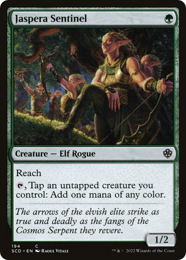 Jaspera Sentinel 194 card from Starter Commander Decks