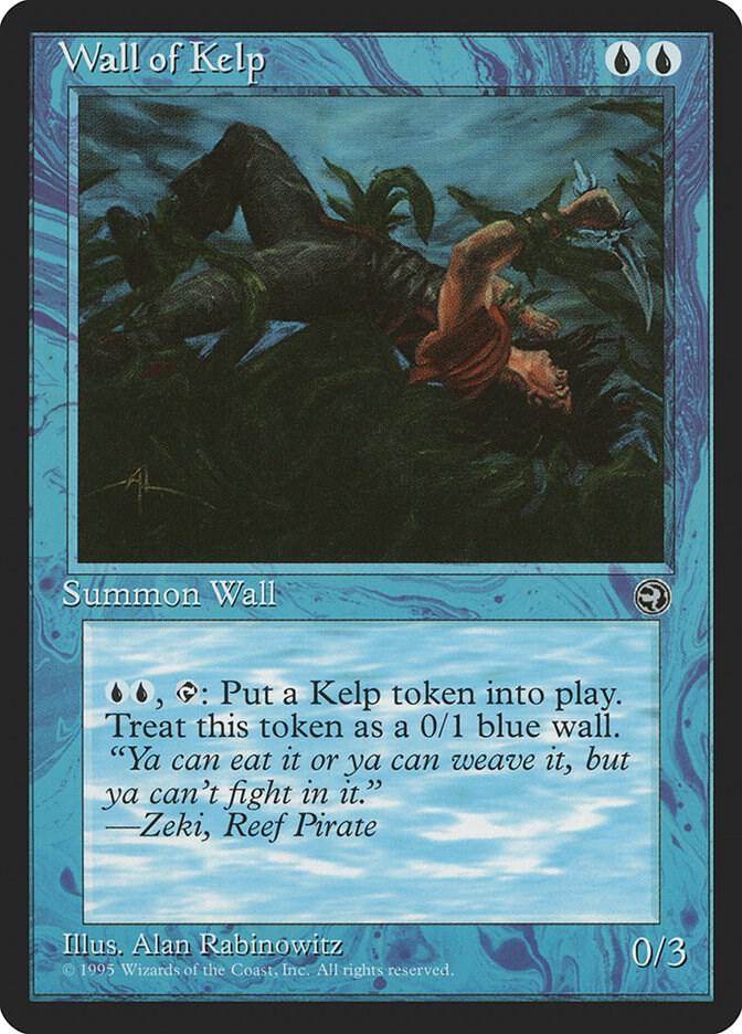 Wall of Kelp card from Homelands