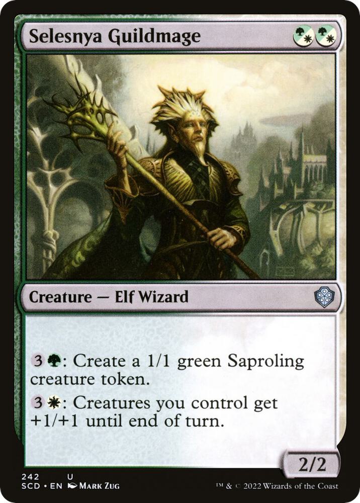 Selesnya Guildmage 242 card from Starter Commander Decks