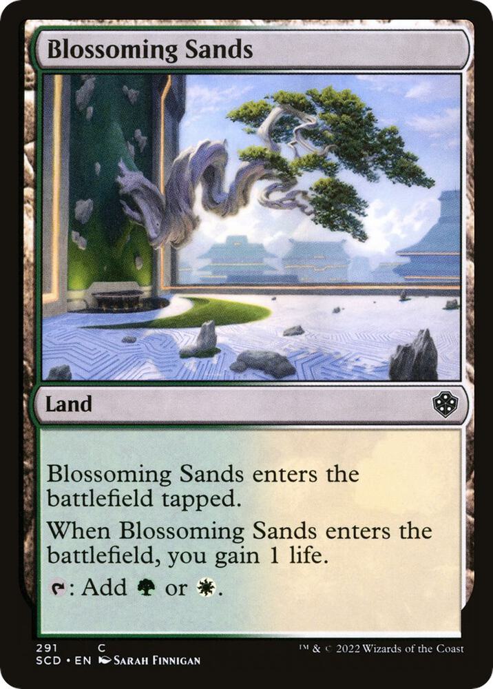 Blossoming Sands 291 card from Starter Commander Decks