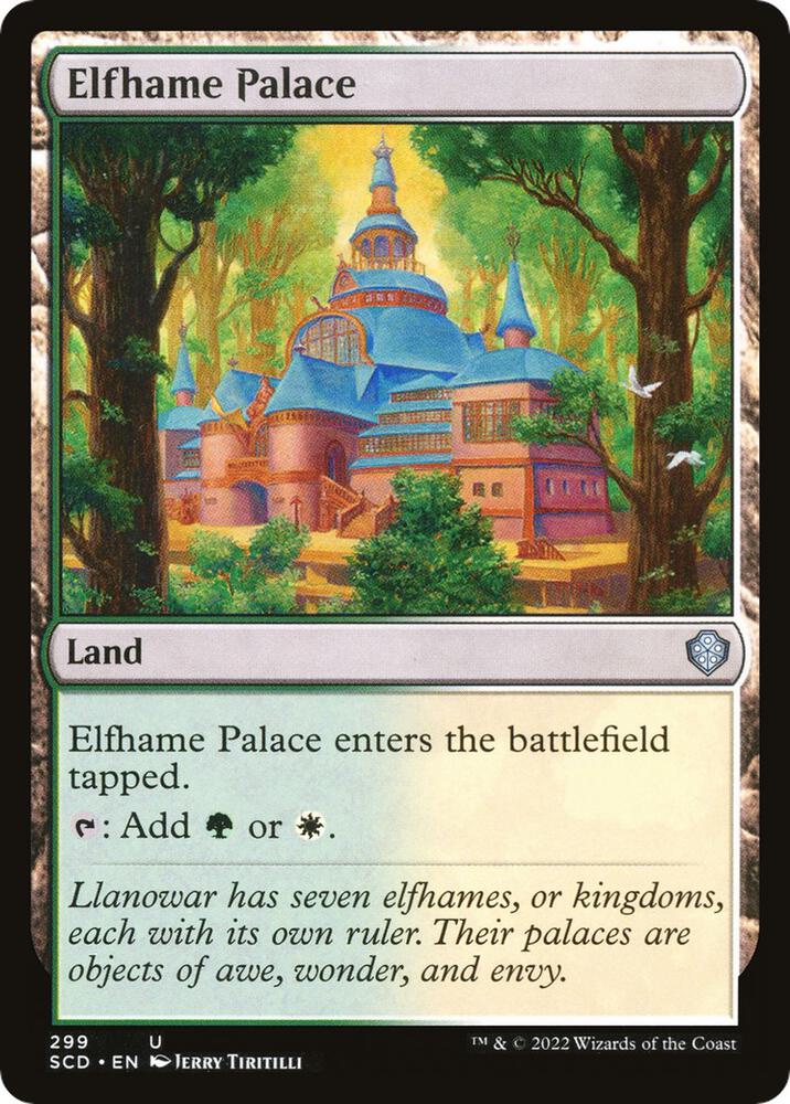 Elfhame Palace 299 card from Starter Commander Decks