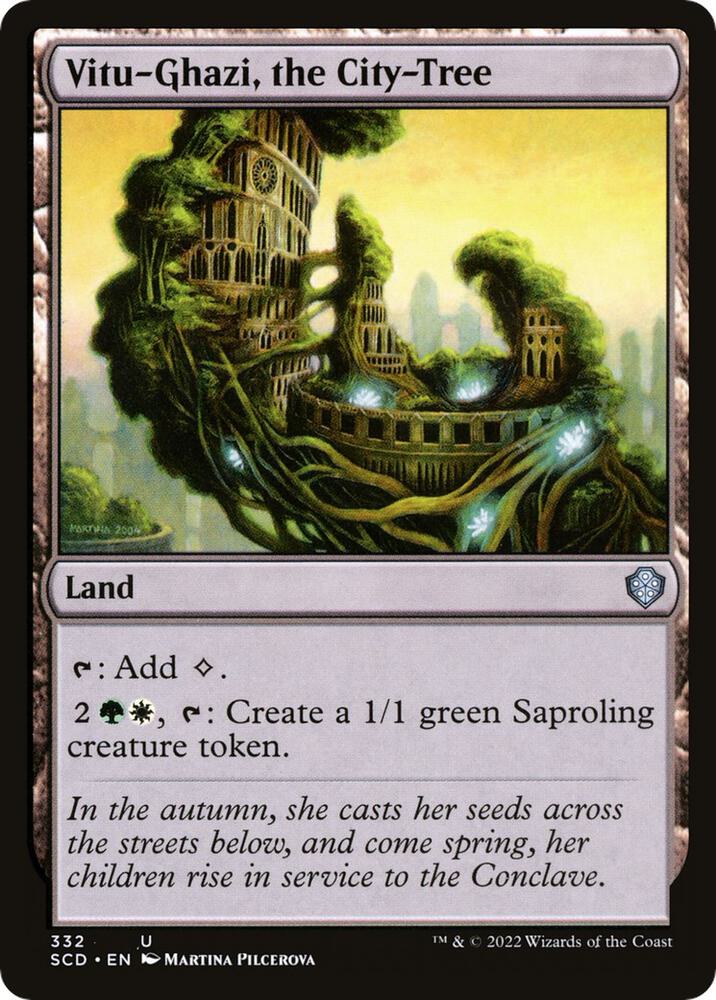 Vitu-Ghazi, the City-Tree 332 card from Starter Commander Decks