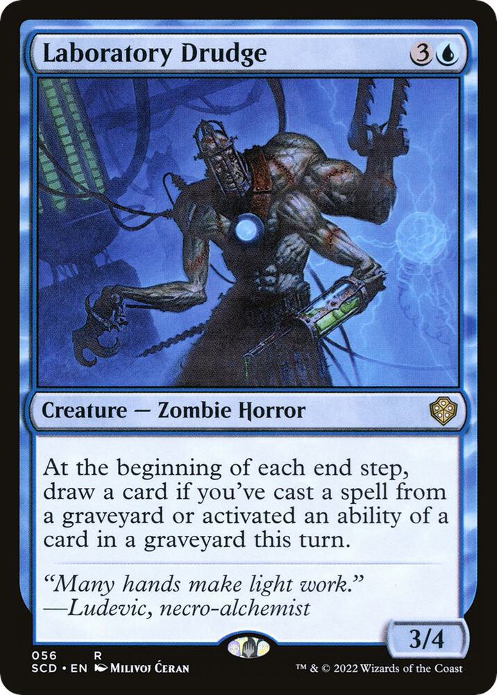 Laboratory Drudge 56 card from Starter Commander Decks