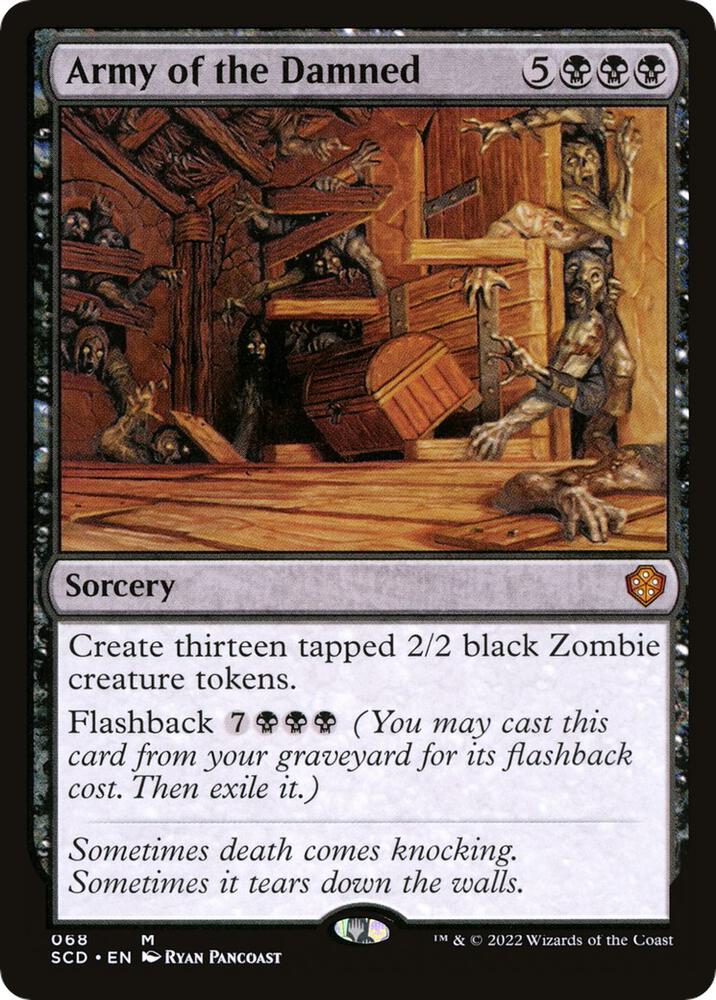 Army of the Damned 68 card from Starter Commander Decks