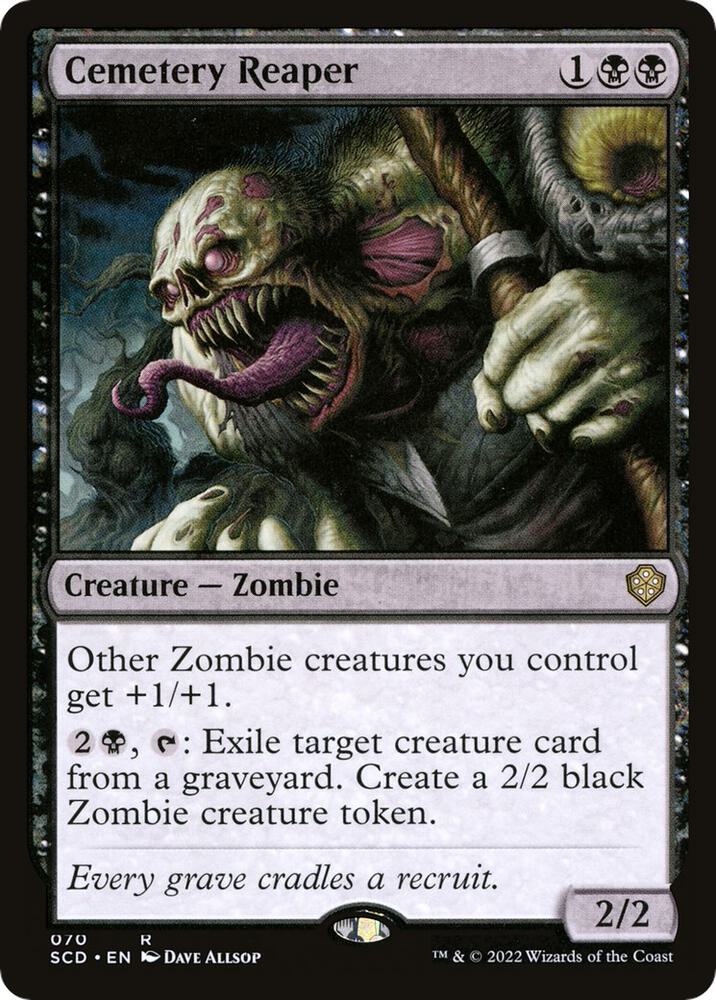 Cemetery Reaper 70 card from Starter Commander Decks