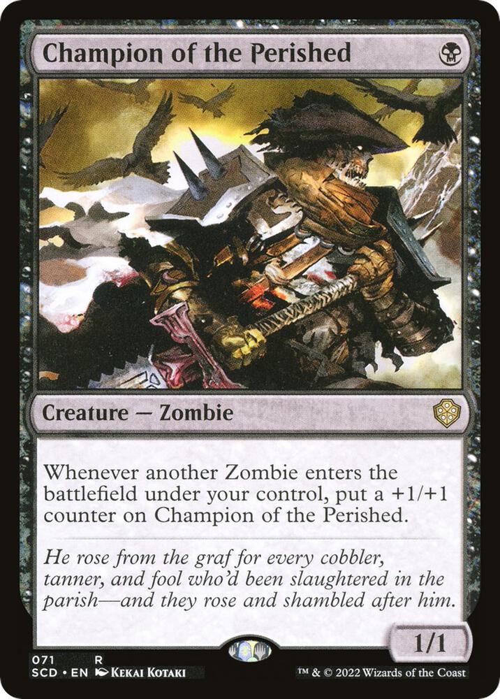 Champion of the Perished 71 card from Starter Commander Decks