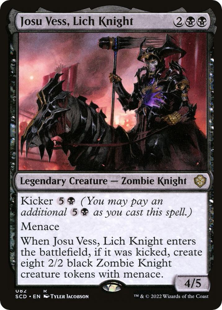 Josu Vess, Lich Knight 82 card from Starter Commander Decks