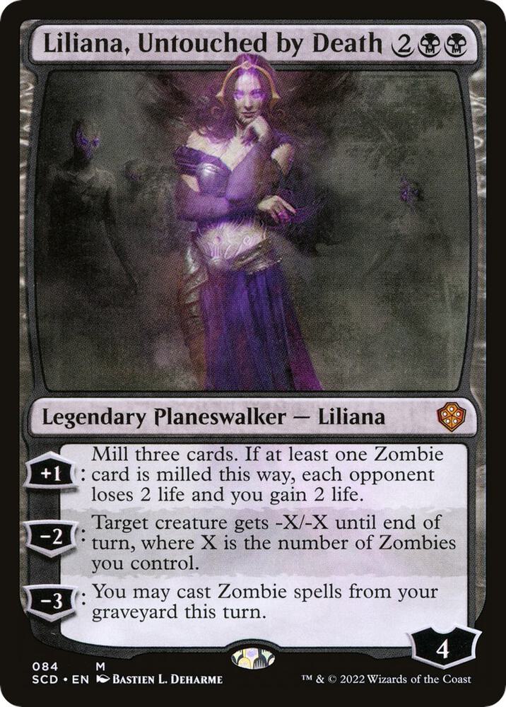 Liliana, Untouched by Death 84 card from Starter Commander Decks