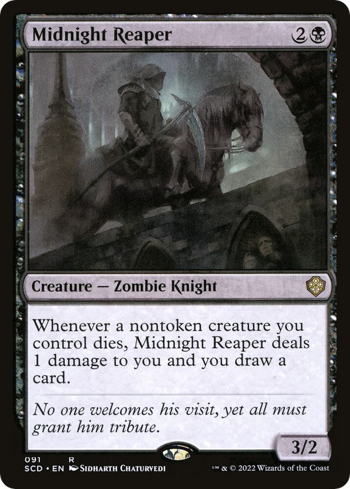 Midnight Reaper 91 card from Starter Commander Decks