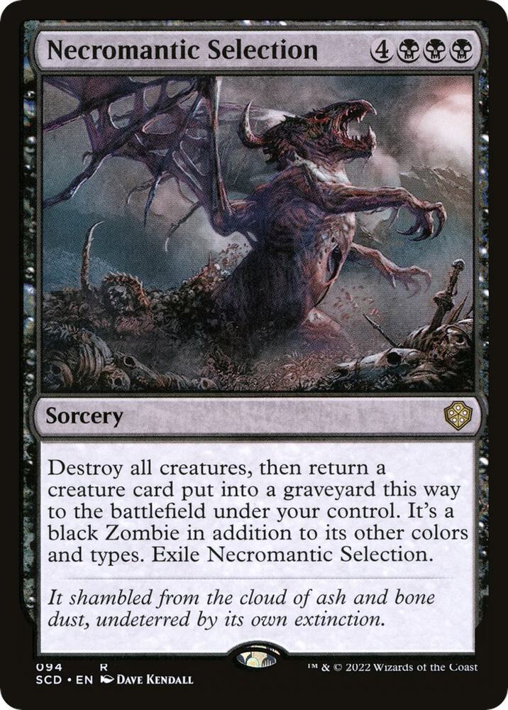 Necromantic Selection 94 card from Starter Commander Decks
