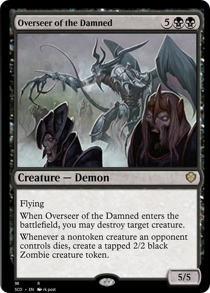 Overseer of the Damned 98 card from Starter Commander Decks