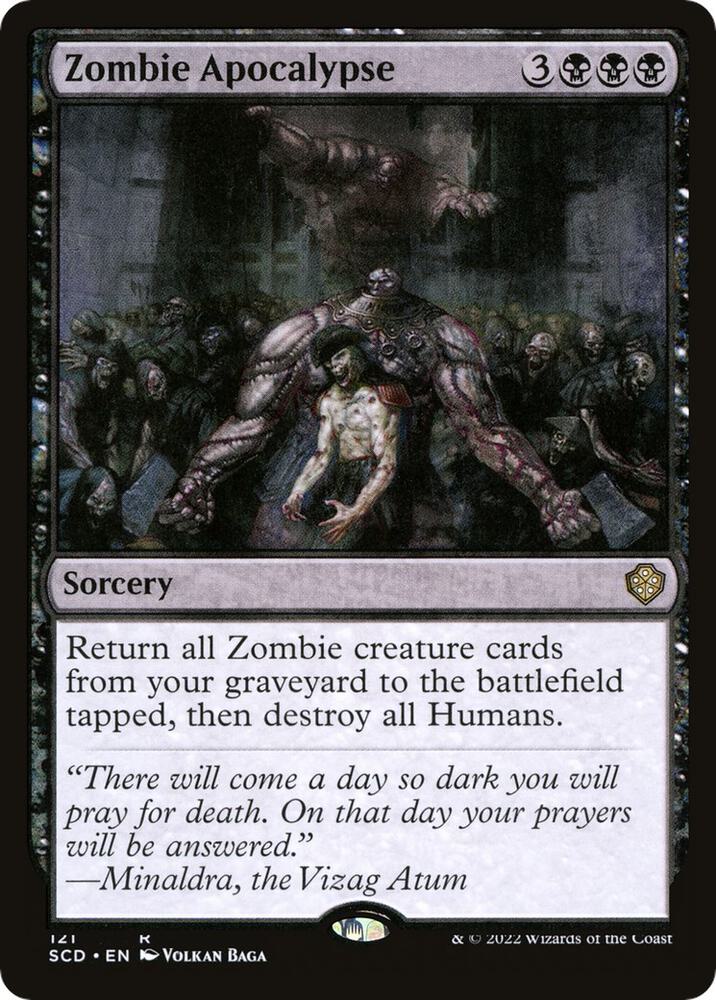 Zombie Apocalypse 121 card from Starter Commander Decks