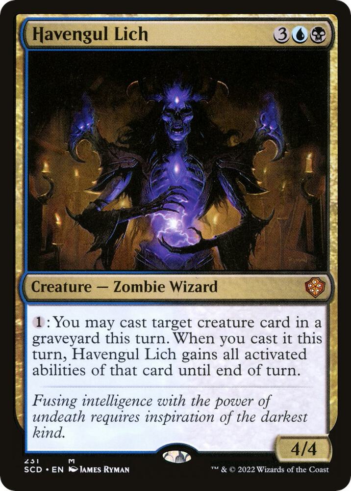Havengul Lich 231 card from Starter Commander Decks
