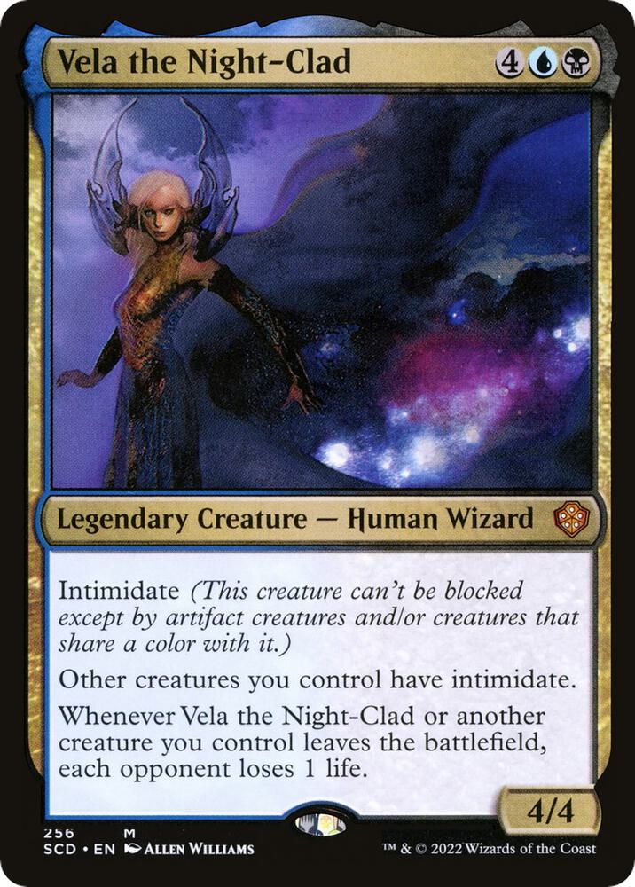 Vela the Night-Clad 256 card from Starter Commander Decks