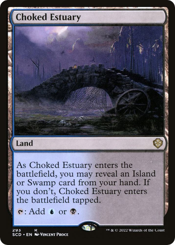 Choked Estuary 293 card from Starter Commander Decks