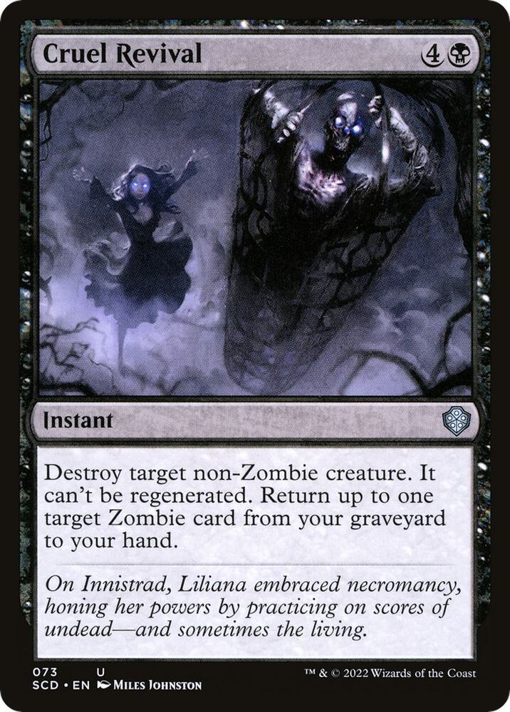 Cruel Revival 73 card from Starter Commander Decks