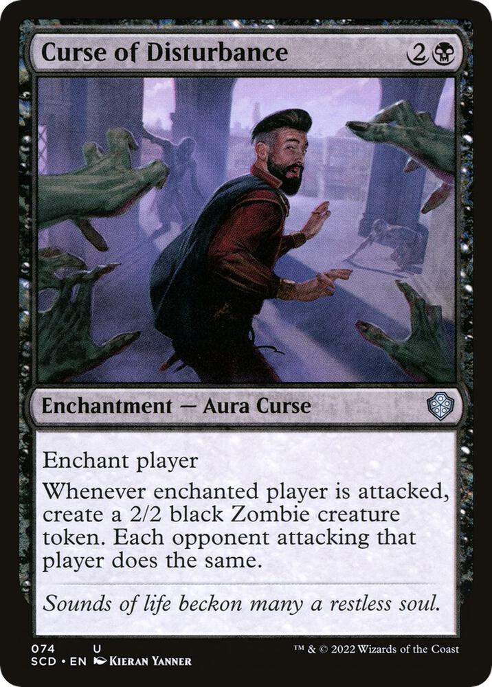 Curse of Disturbance 74 card from Starter Commander Decks