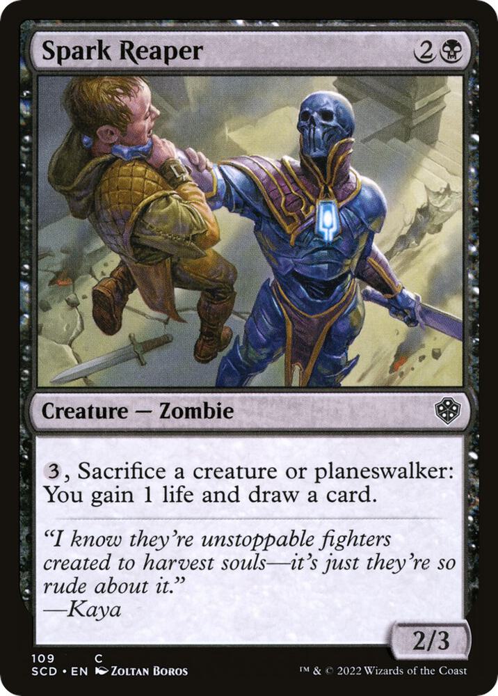 Spark Reaper 109 card from Starter Commander Decks