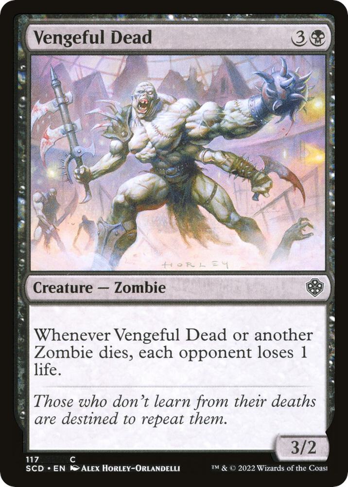 Vengeful Dead 117 card from Starter Commander Decks