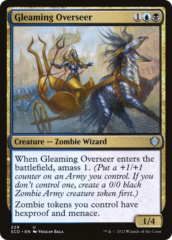 Gleaming Overseer 229 card from Starter Commander Decks