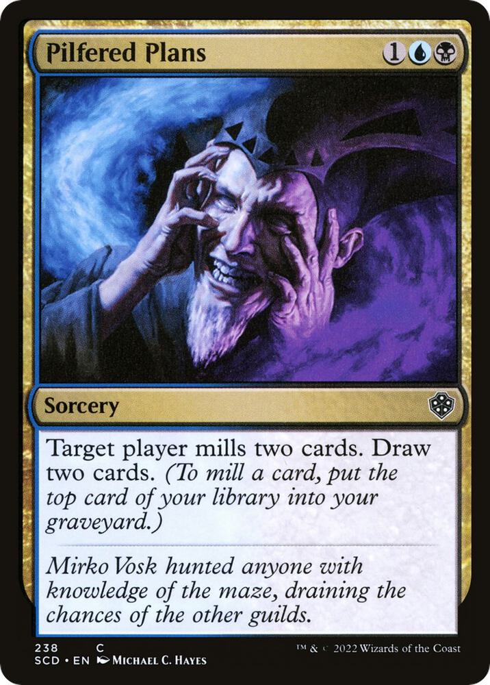 Pilfered Plans 238 card from Starter Commander Decks