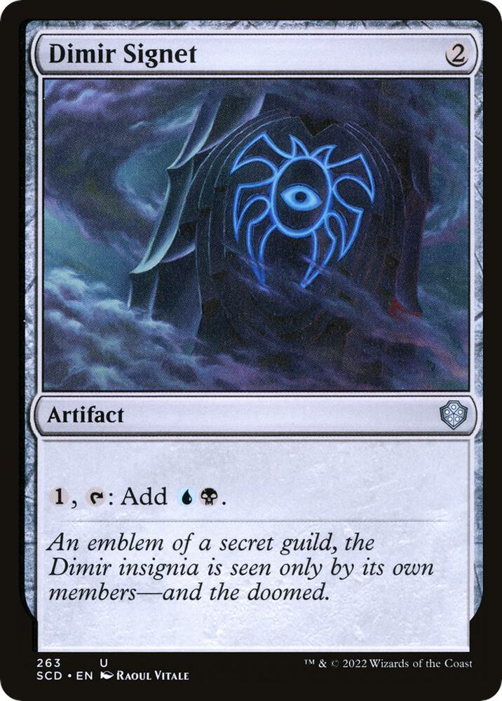 Dimir Signet 263 card from Starter Commander Decks