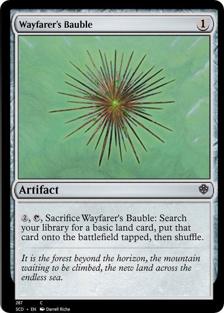 Wayfarer's Bauble 287 card from Starter Commander Decks