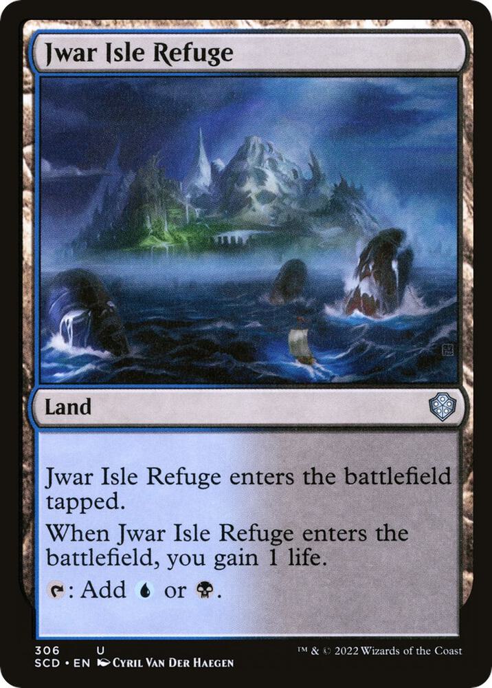 Jwar Isle Refuge 306 card from Starter Commander Decks