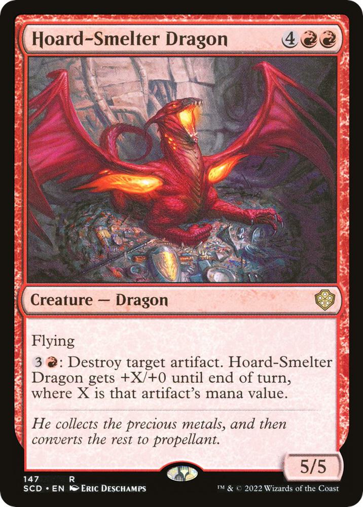 Hoard-Smelter Dragon 147 card from Starter Commander Decks