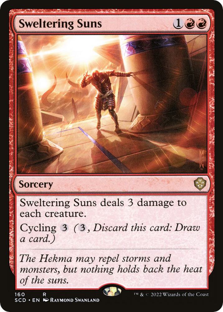 Sweltering Suns 160 card from Starter Commander Decks