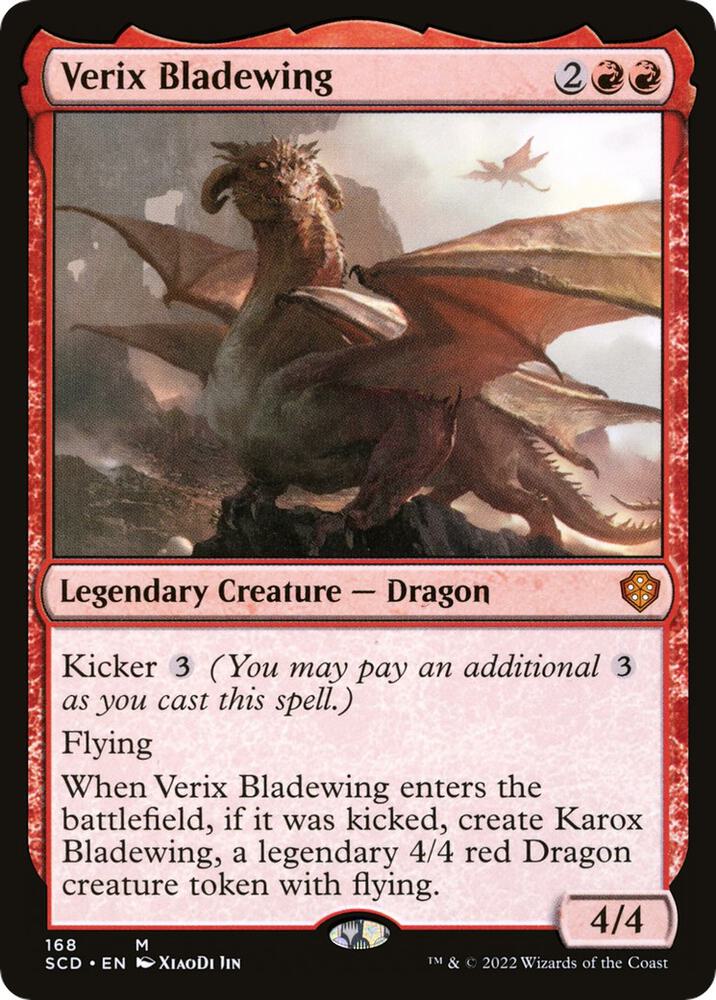 Verix Bladewing 168 card from Starter Commander Decks