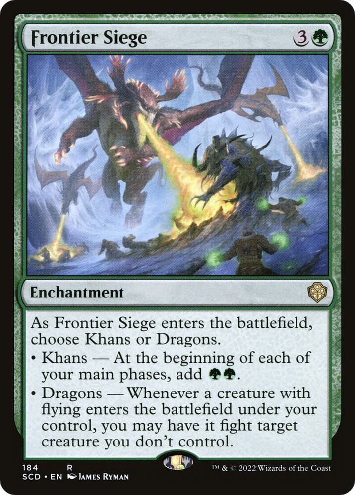 Frontier Siege 184 card from Starter Commander Decks