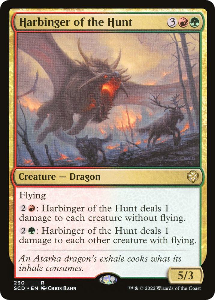 Harbinger of the Hunt 230 card from Starter Commander Decks
