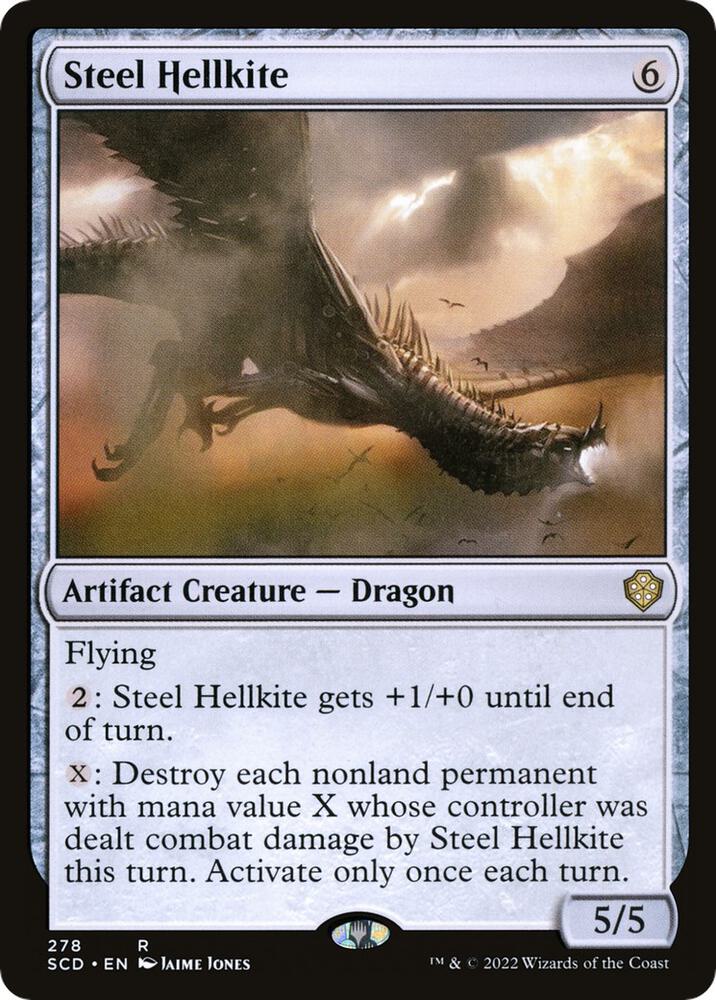Steel Hellkite 278 card from Starter Commander Decks