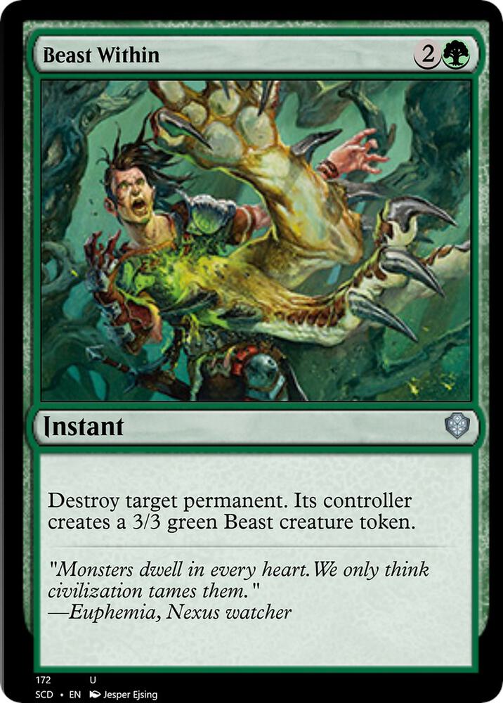 Beast Within 172 card from Starter Commander Decks
