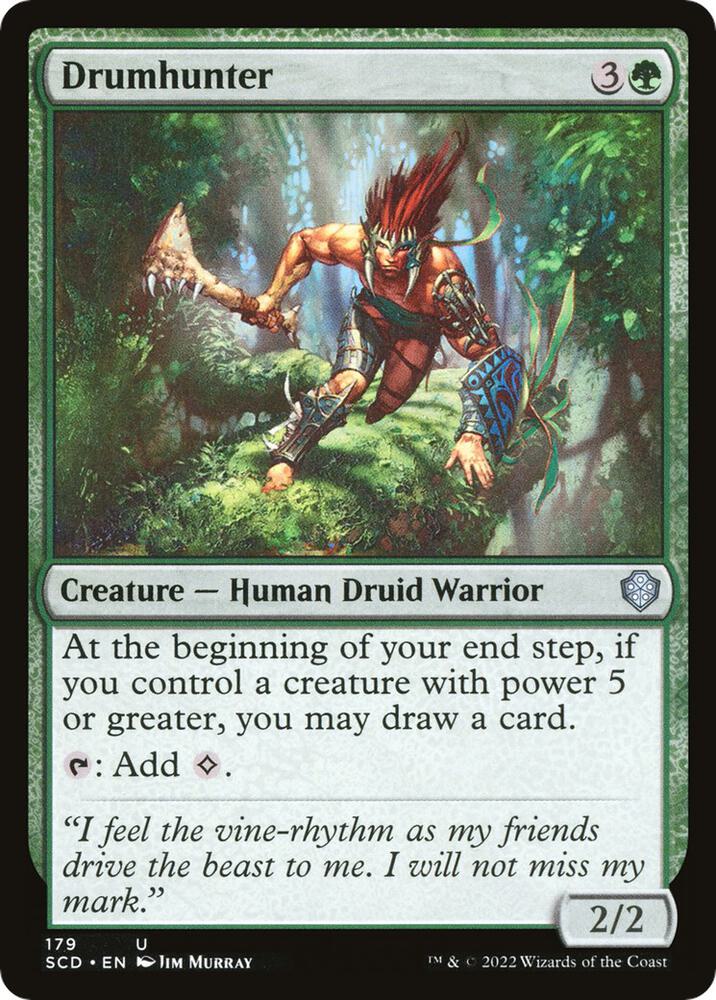 Drumhunter 179 card from Starter Commander Decks