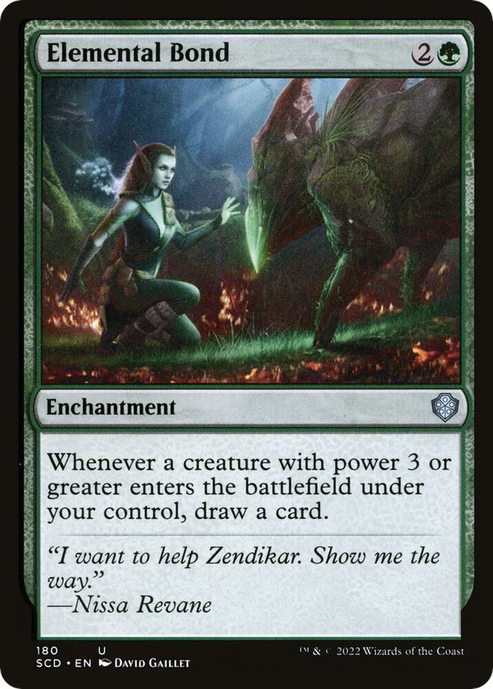 Elemental Bond 180 card from Starter Commander Decks