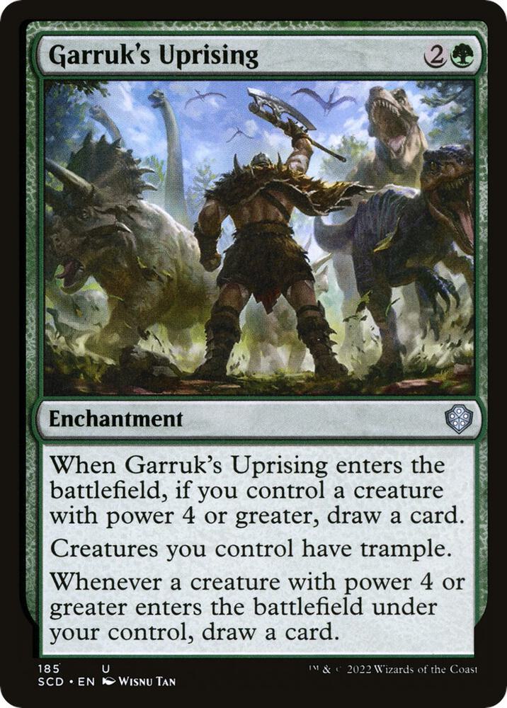 Garruk's Uprising 185 card from Starter Commander Decks