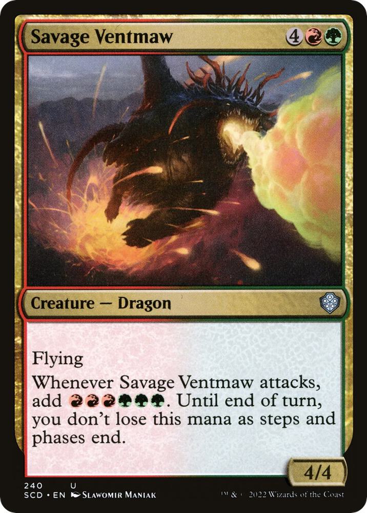 Savage Ventmaw 240 card from Starter Commander Decks