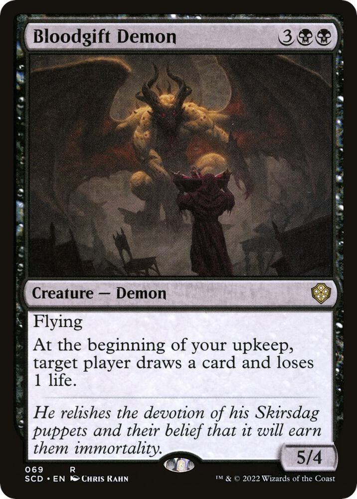 Bloodgift Demon 69 card from Starter Commander Decks
