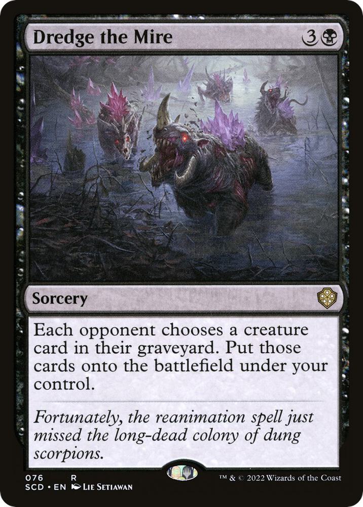 Dredge the Mire 76 card from Starter Commander Decks