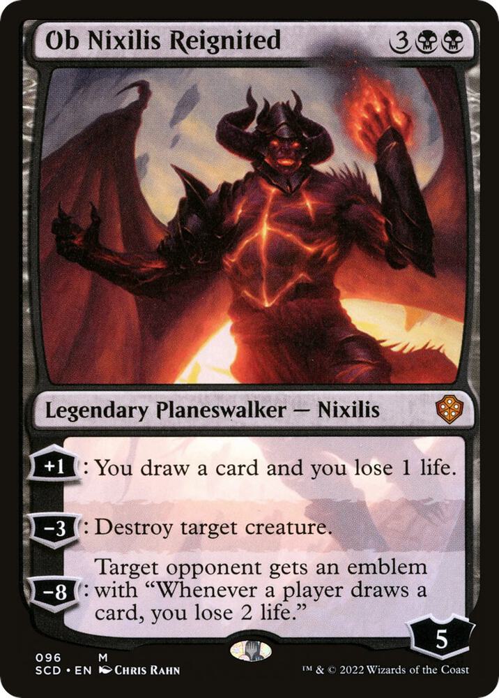Ob Nixilis Reignited 96 card from Starter Commander Decks