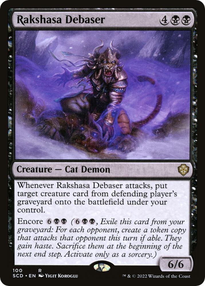Rakshasa Debaser 100 card from Starter Commander Decks
