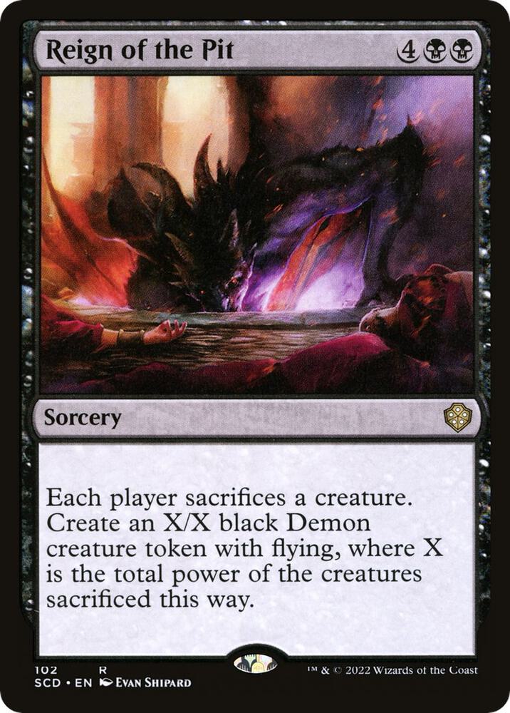 Reign of the Pit 102 card from Starter Commander Decks